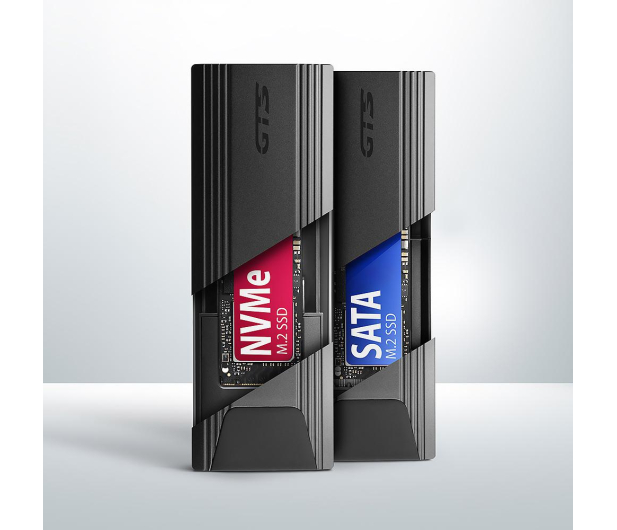 Axagon EEM2-GTS2, USB-C 10Gbps - M.2 NVMe & SATA SSD THIN box - 1353425 - zdjęcie 3